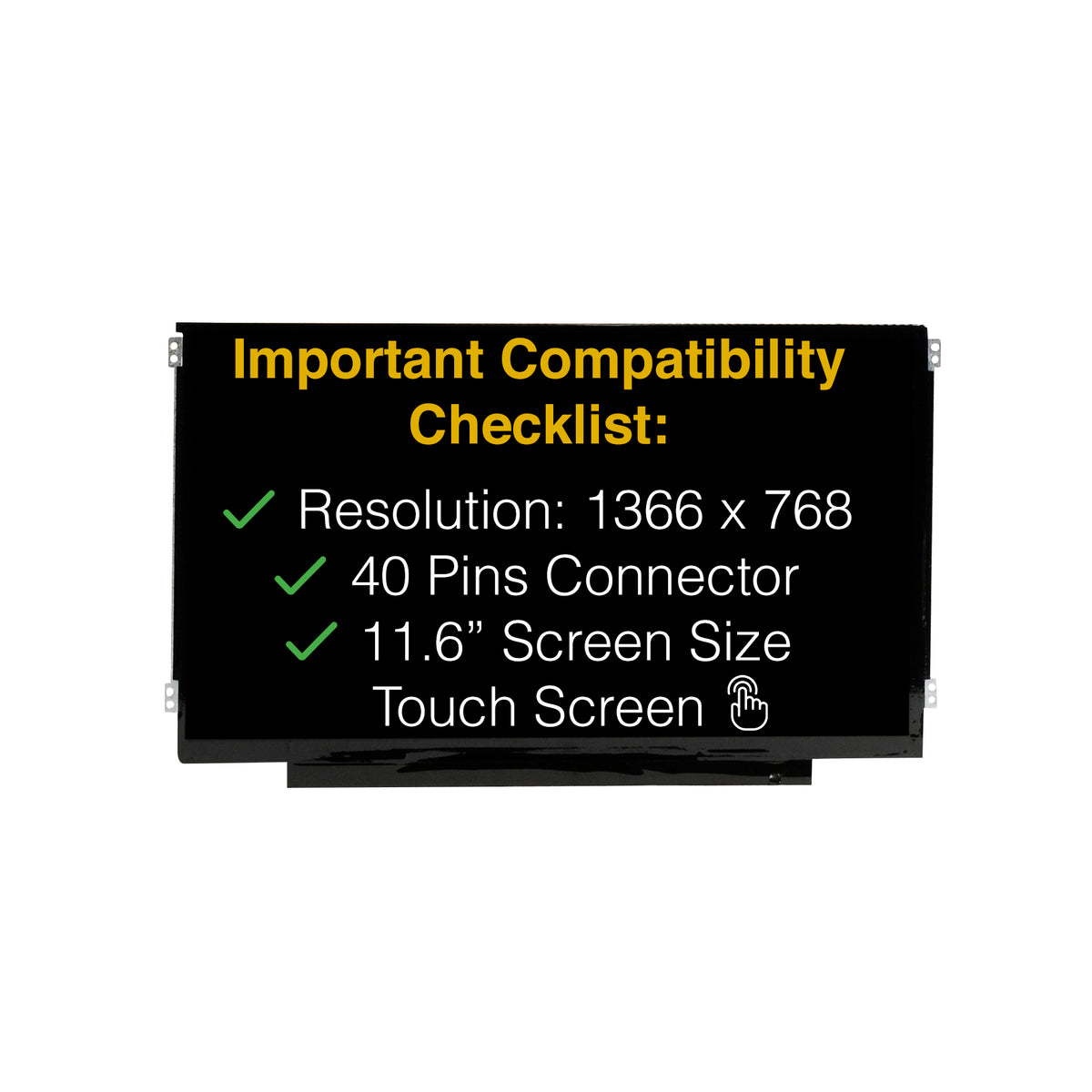 ASUS BR1104CGA 30 Pins HD 1366x768 Replacement Screen LED LCD Display