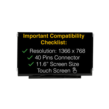 ASUS CHROMEBOOK CR1104 30 Pins HD 1366x768 Replacement Screen LED LCD Display