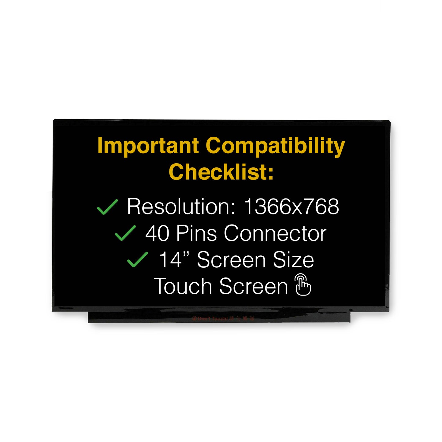 HP L91594-001 40 Pins HD Touch Screen Replacement LCD Display With Tools