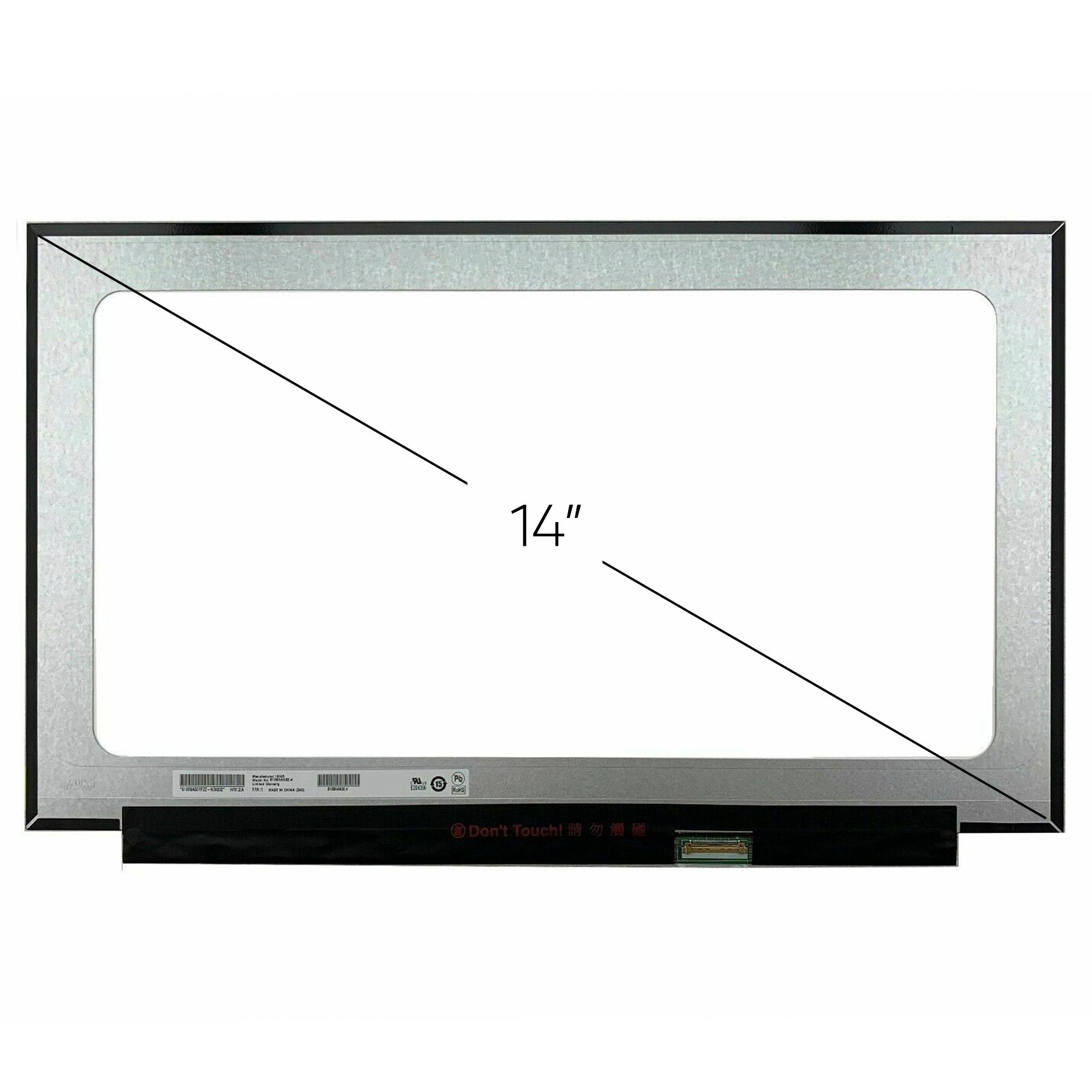 Screen For Lenovo IdeaPad S340-14IIL Type 81VV HD 1366x768 LCD LED Display
