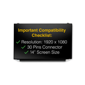 Acer CHROMEBOOK 14 CB3-431-C7EX 30 Pins Screen Replacement LCD LED Display With Tools