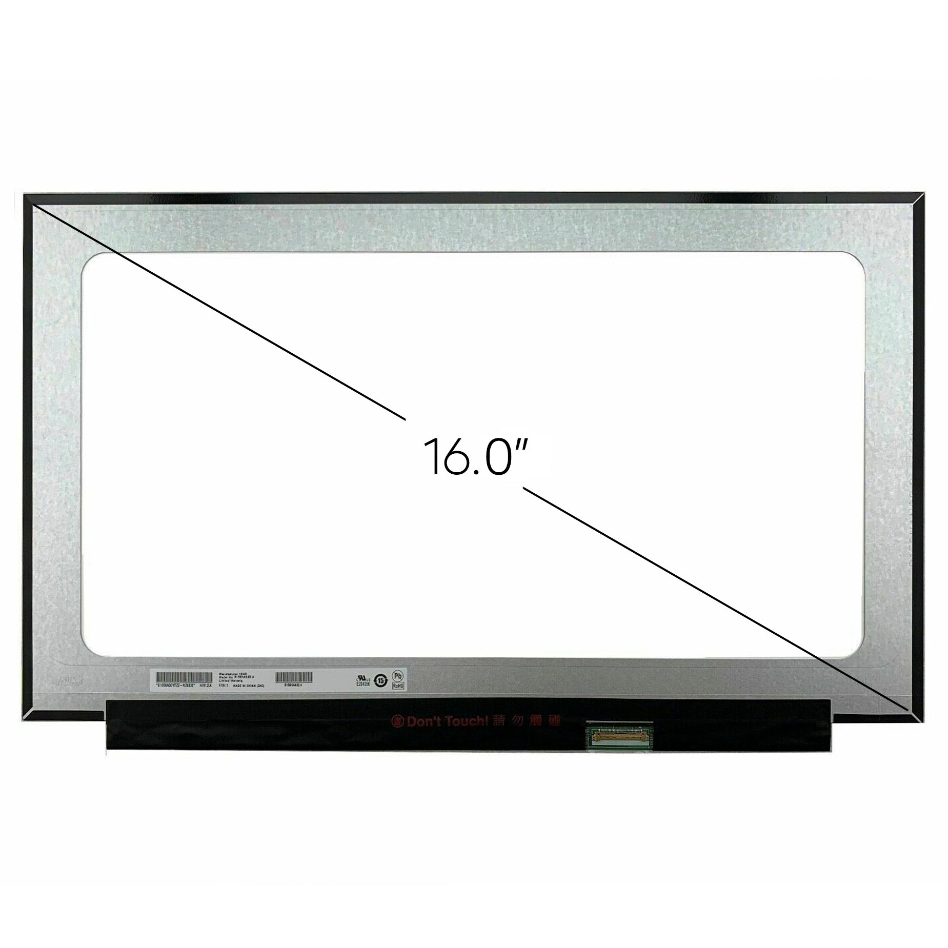 HP VICTUS 16-E1163NR 40 Pins Screen Replacement LCD LED Display With Tools