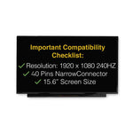 Load image into Gallery viewer, MSI STEALTH 15M B12UE Screen Replacement LCD Display With Tools
