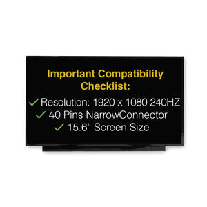 MSI STEALTH 15M B12UE Screen Replacement LCD Display With Tools