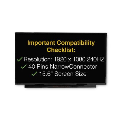 B156HAN11.0 40 Pins FHD Screen Replacement LCD Display With Tools