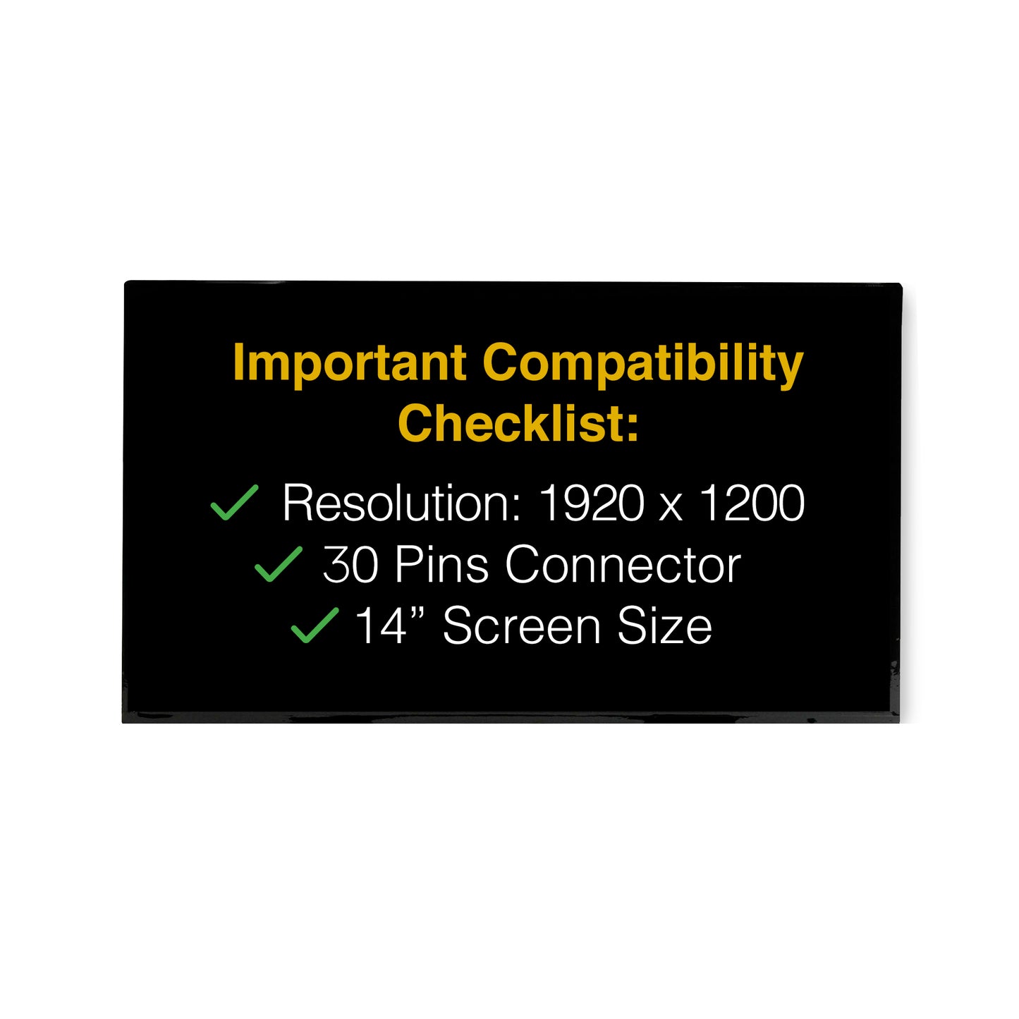 Lenovo THINKPAD T14 21QK 30 Pins FHD+ 1920x1200 Replacement Screen LED LCD Display