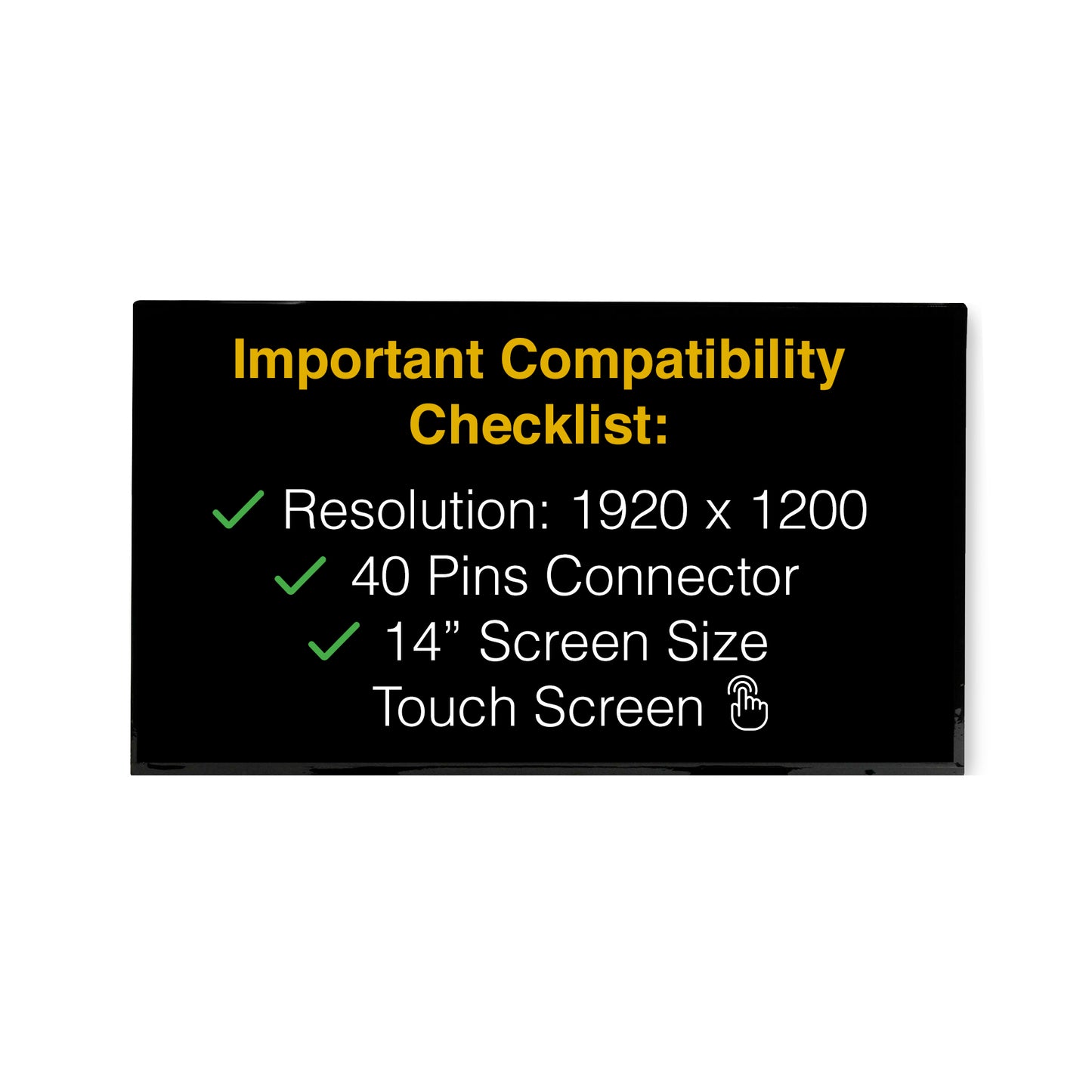 Lenovo THINKPAD T14 GEN 5 30 Pins FHD+ 1920x1200 Replacement Screen LED LCD Display