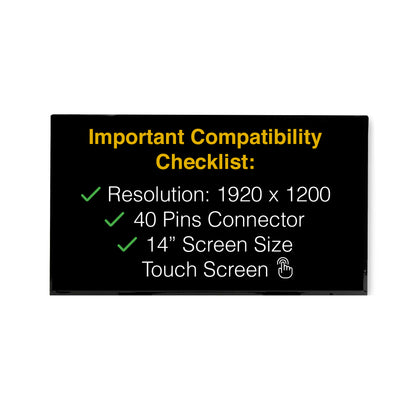 Lenovo THINKPAD T14S GEN 6 30 Pins FHD+ 1920x1200 Replacement Screen LED LCD Display