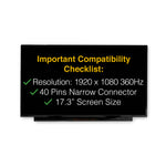 Load image into Gallery viewer, Dell ALIENWARE M17 R4 Screen Replacement LCD Display With Tools
