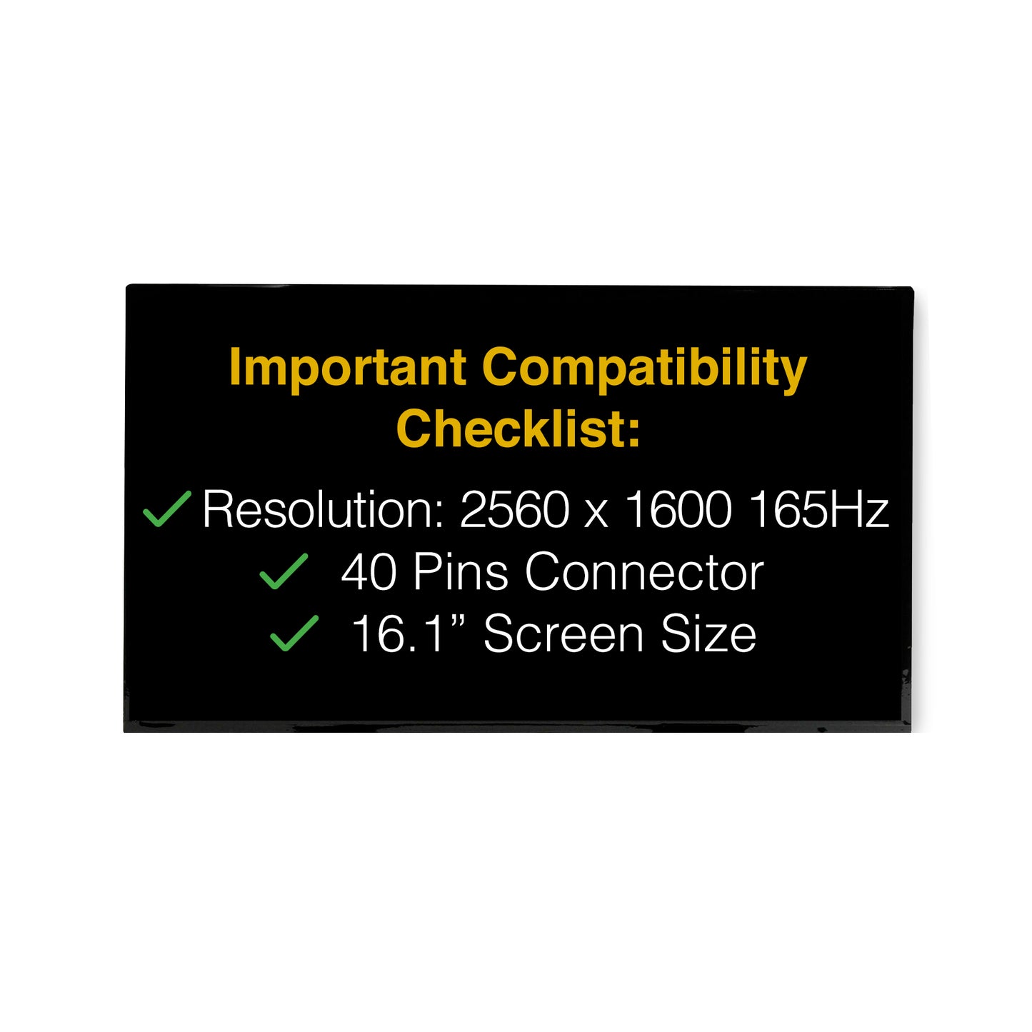 Lenovo LEGION 7 82UH 40 Pins Screen Replacement LCD LED Display With Tools