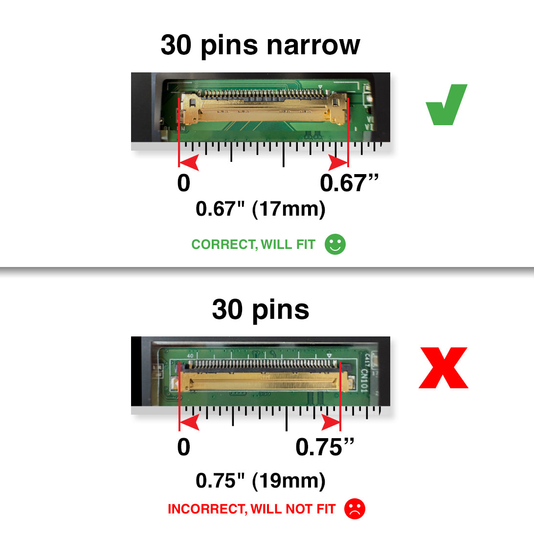 NV161FHM-N63 30 Pins FHD 1920x1080 Replacement Screen LED LCD Display