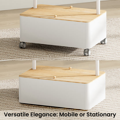 EASEL STUDIO TV CART WITH STORAGE BOX & POUCH