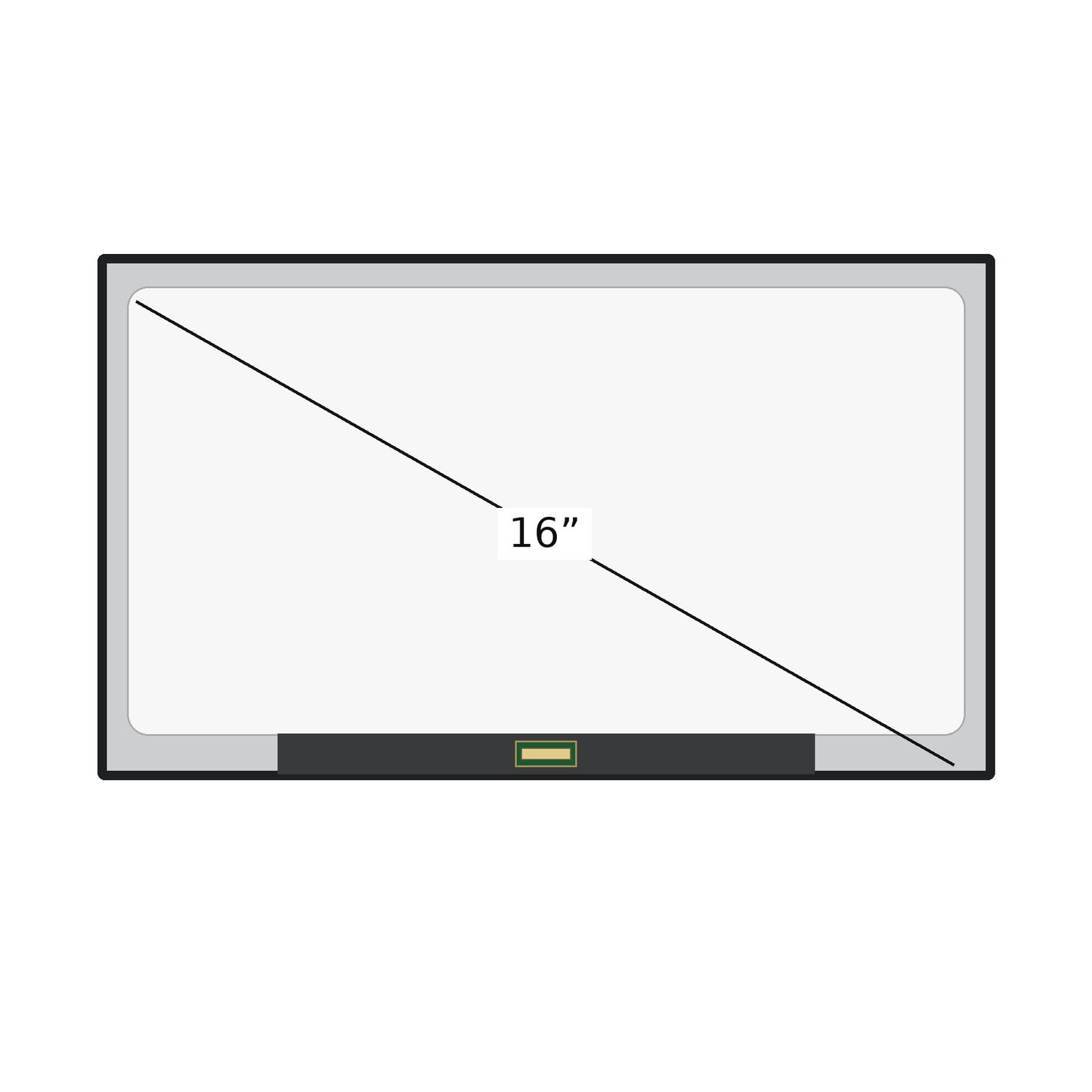HP N62814-001 Replacement Screen 40 Pins WQXGA 2560x1600 LED LCD Display