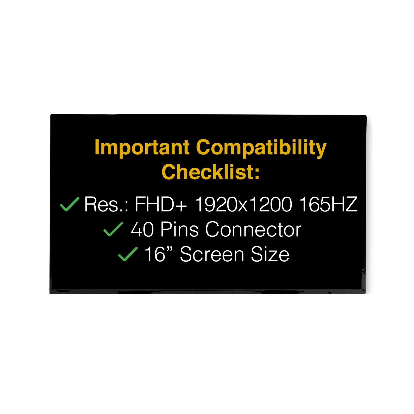 ASUS ROG STRIX G614JU-N 40 Pins WQXGA 2560x1600 Replacement Screen LED LCD Display