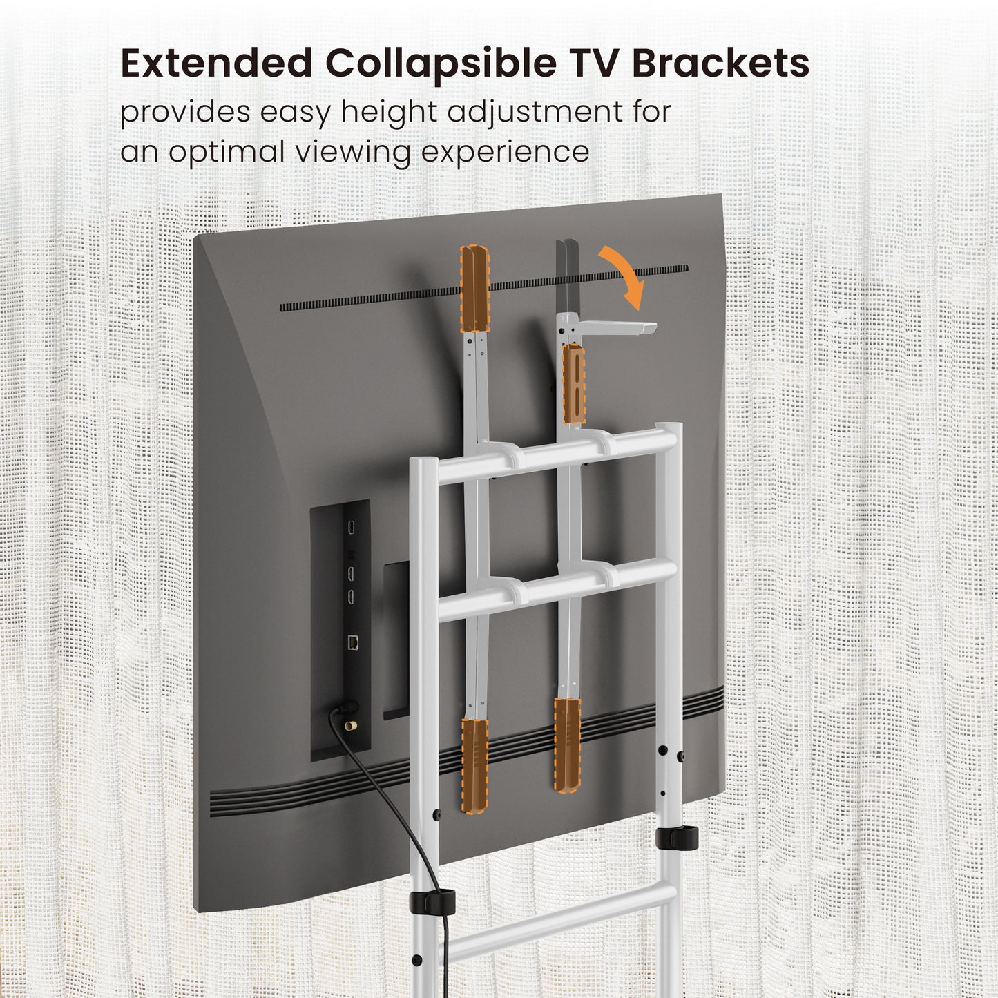 EASEL STUDIO TV CART WITH STORAGE BOX & POUCH