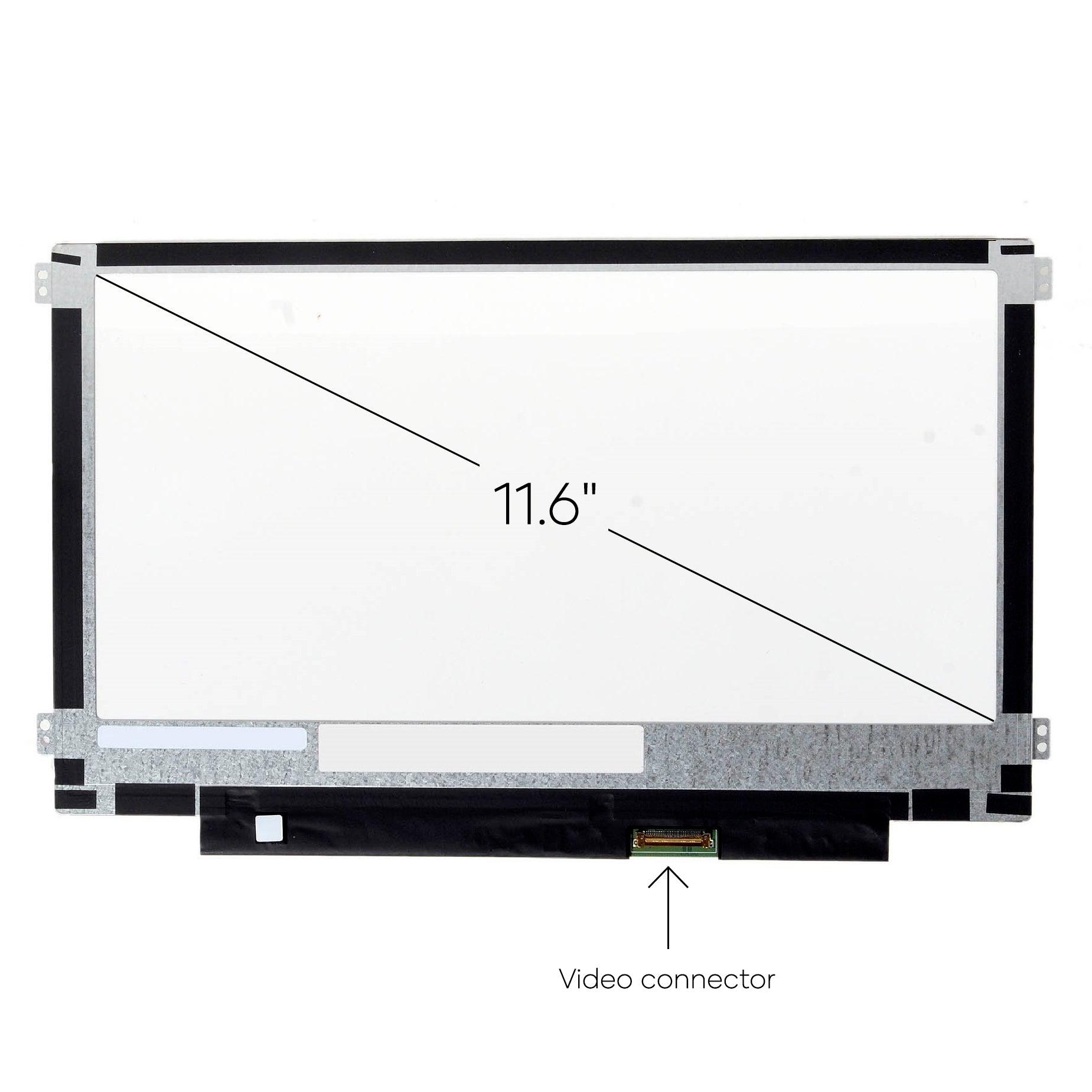 Screen Replacement for NT116WHM-N21 HD 1366x768 Matte LCD LED Display