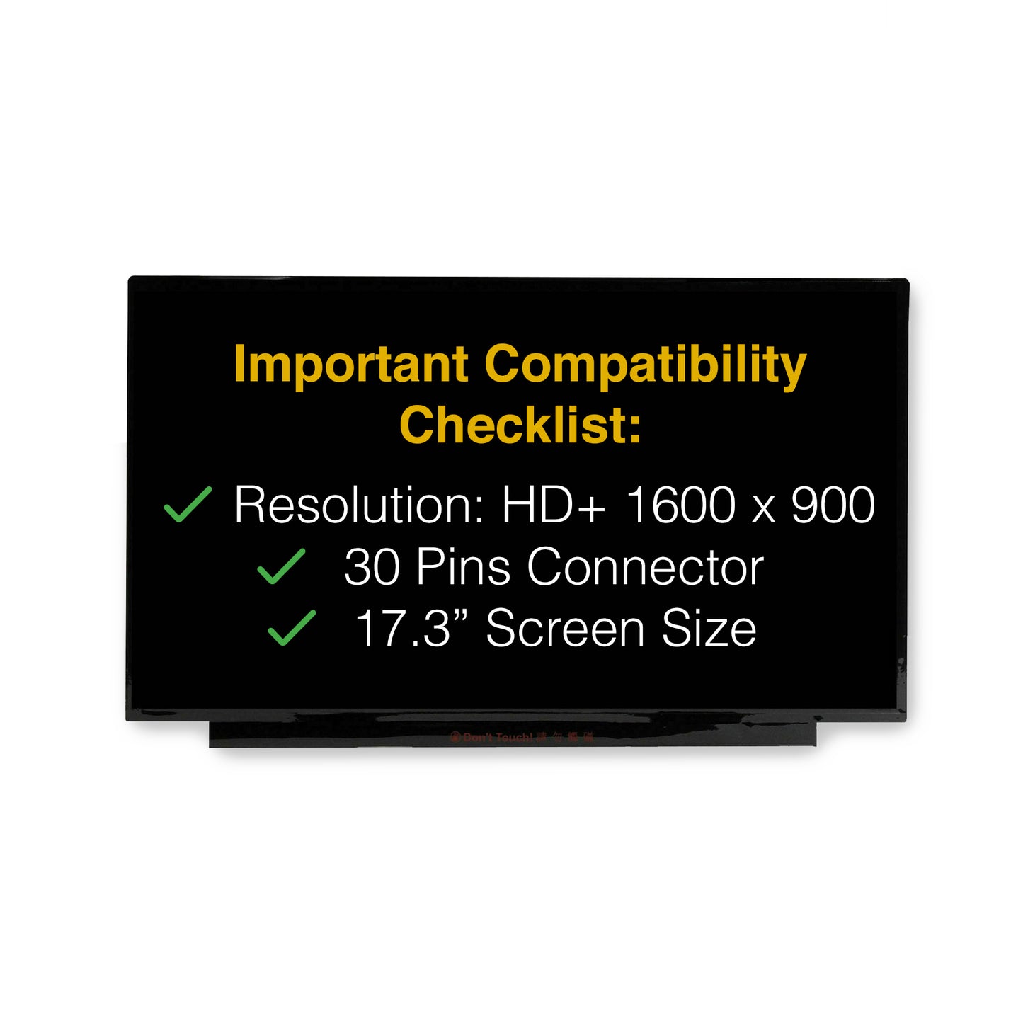 ASUS P1701EA 30 Pins HD+ 1600x900 Replacement Screen LED LCD Display
