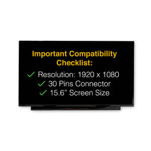 HP PAVILION 15-EC1073DX Screen Replacement 30 Pins LCD LED Display With Tools