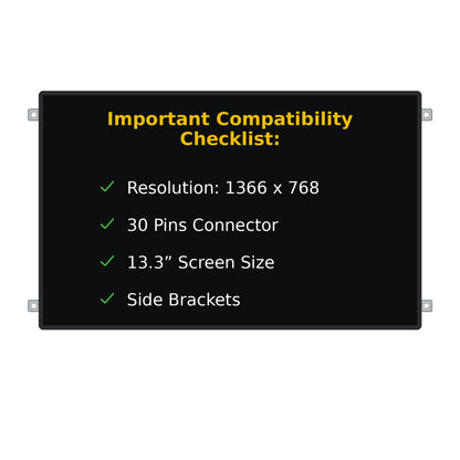 HP SPLIT 13-M115SG Replacement Screen 30 Pins HD 1366x768 LED LCD Display
