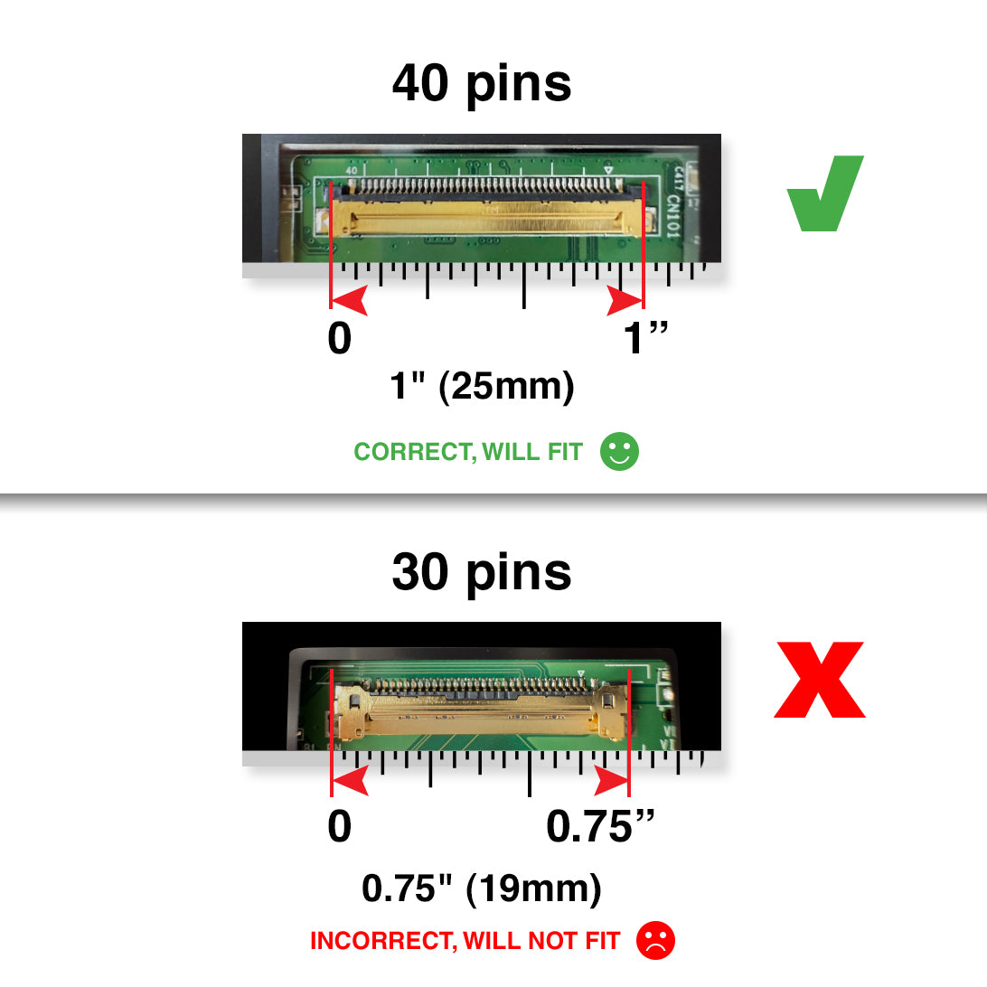 Sony VAIO SVE151G11M 40 Pins Screen Replacement LCD LED Display With Tools