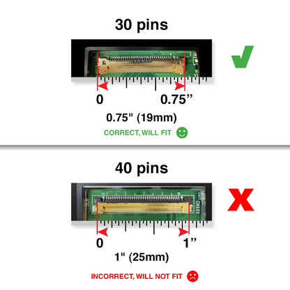 ASUS PU551LA 30 Pins FHD 1920x1080 Replacement Screen LED LCD Display