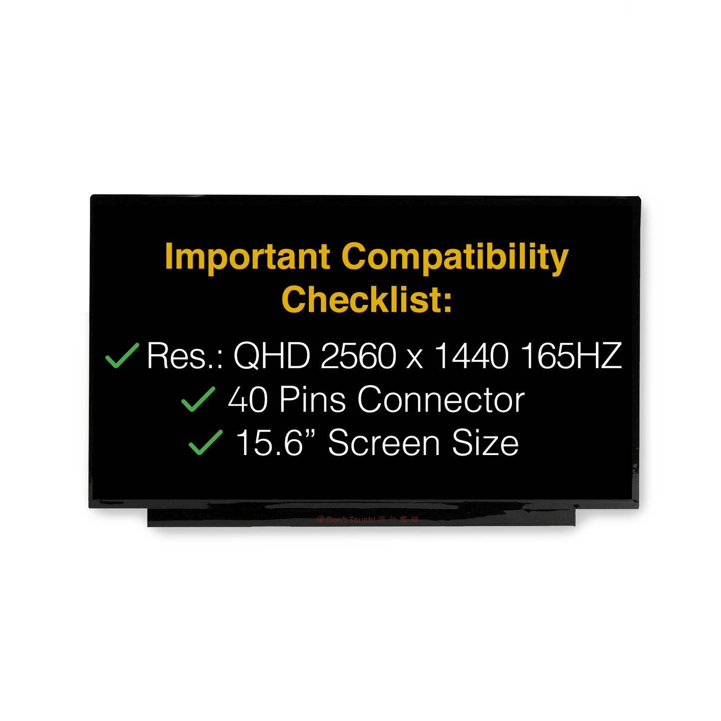MSI KATANA A15 B8VG 40 Pins QHD 2560x1440 Replacement Screen LED LCD Display