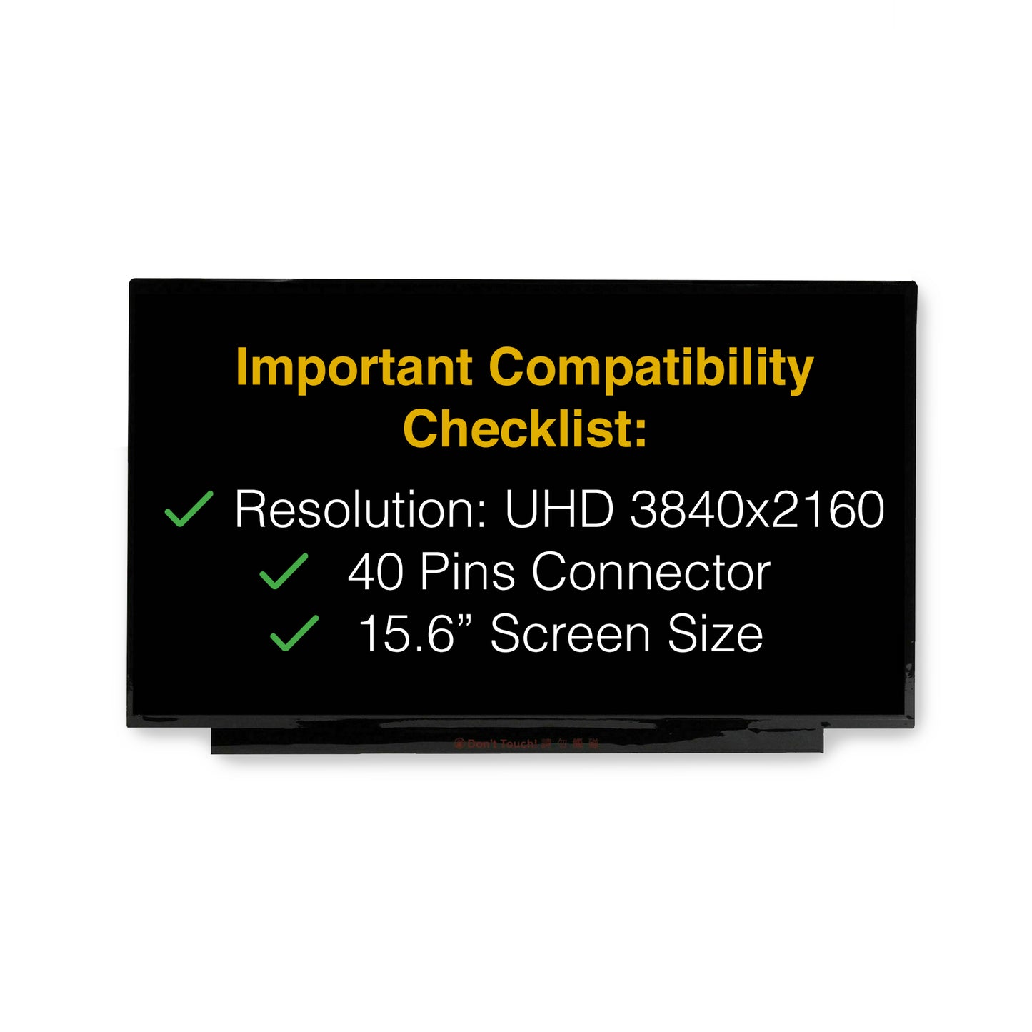 Lenovo THINKPAD T15G (2ND GEN) MODEL 20YS 30 Pins FHD 1920x1080 Replacement Screen