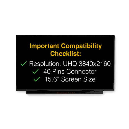 Lenovo THINKPAD T15G 20US 30 Pins FHD 1920x1080 Replacement Screen LED LCD Display