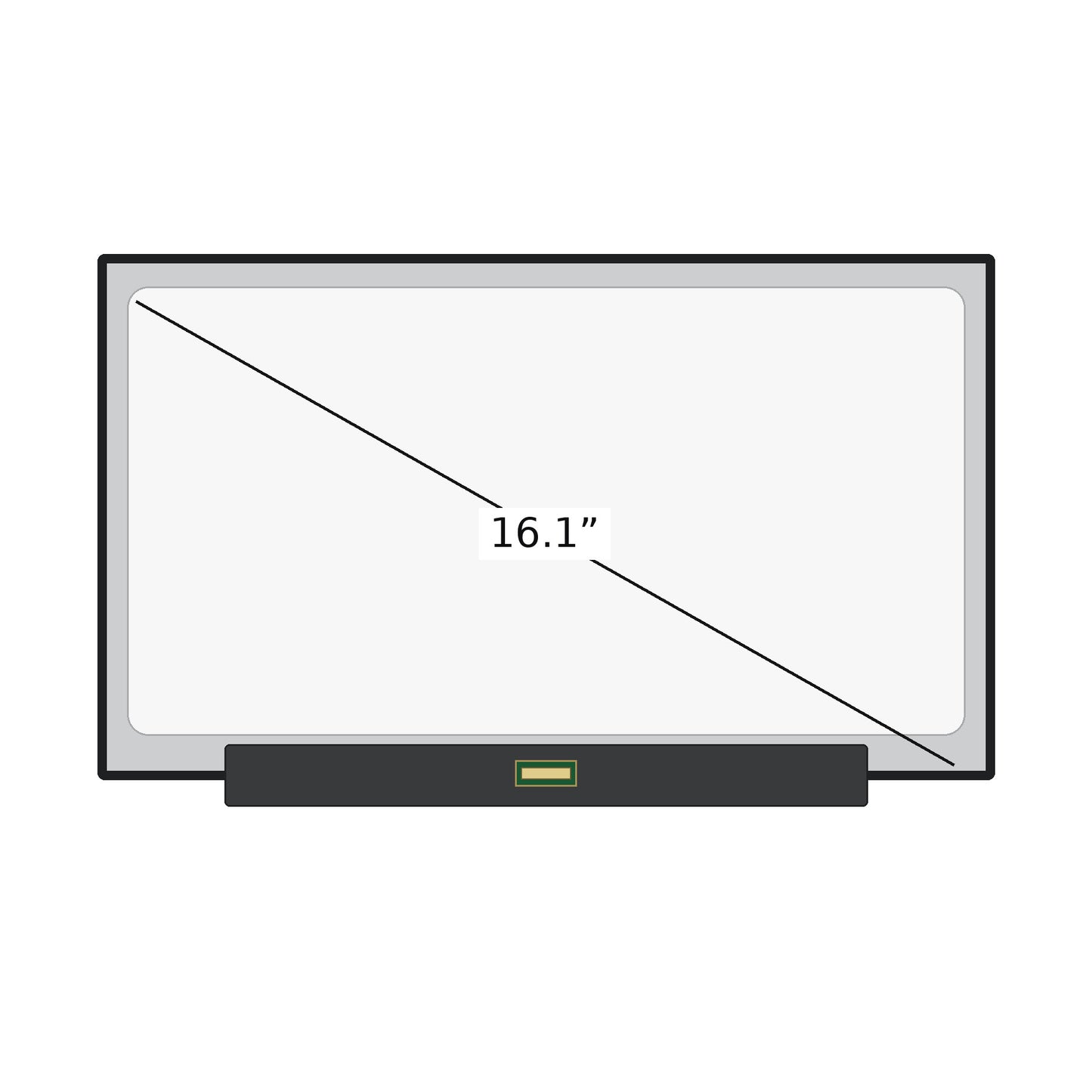 HP OMEN 16-K0102NW Replacement Screen LED LCD Display
